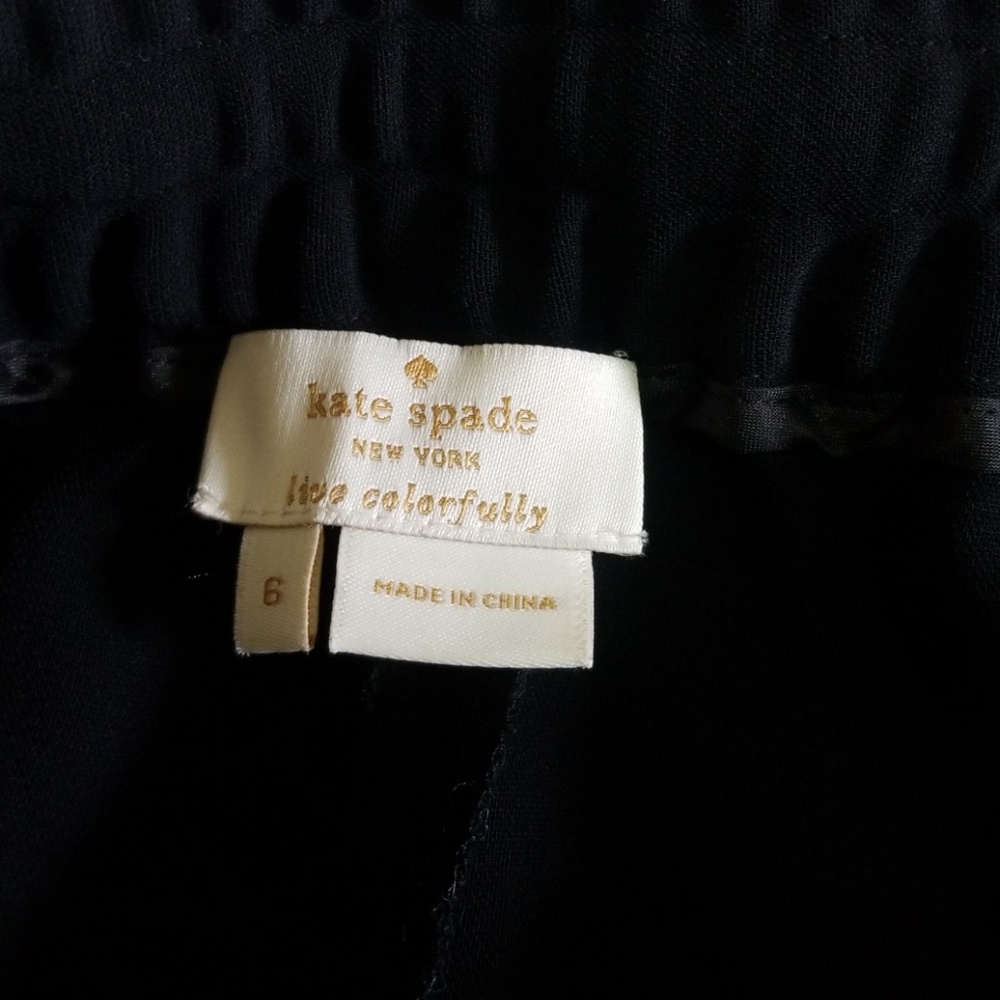 KATE SPADE BLACK PANT  SIZE 6 - Picture 5 of 5